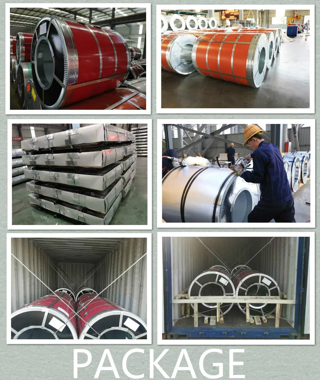 PPGI Ral 9002 Prepainted Color Coated Steel Sheet Coil