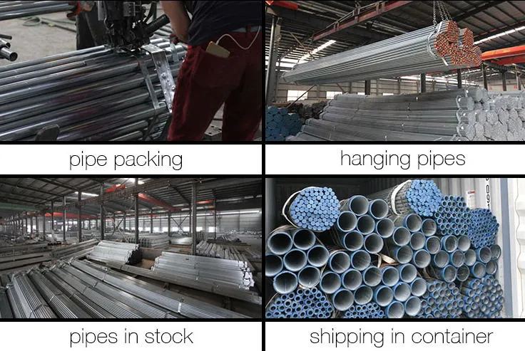 Pre Galvanized Carbon Structural Steel Hollow Section Round Pipe