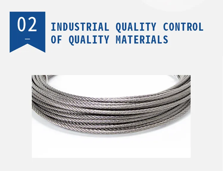 Professional High Standard 7*7 Stainless Steel Wire Rope