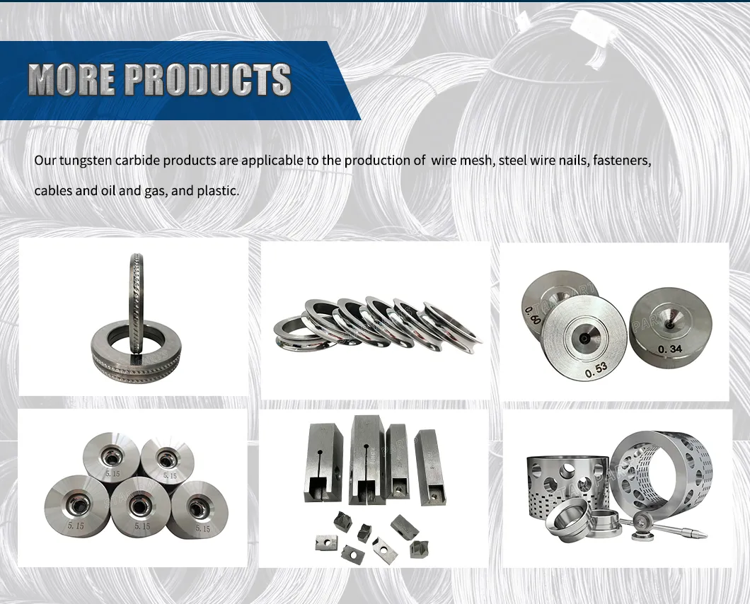 S260 Tungsten Carbide Nail Dies Used to Wafios Nail Machines