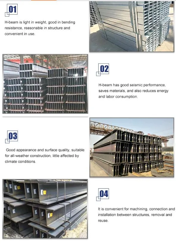 Structure Steel Buildings Materials H/I Shape Section Steel Profiles Beam