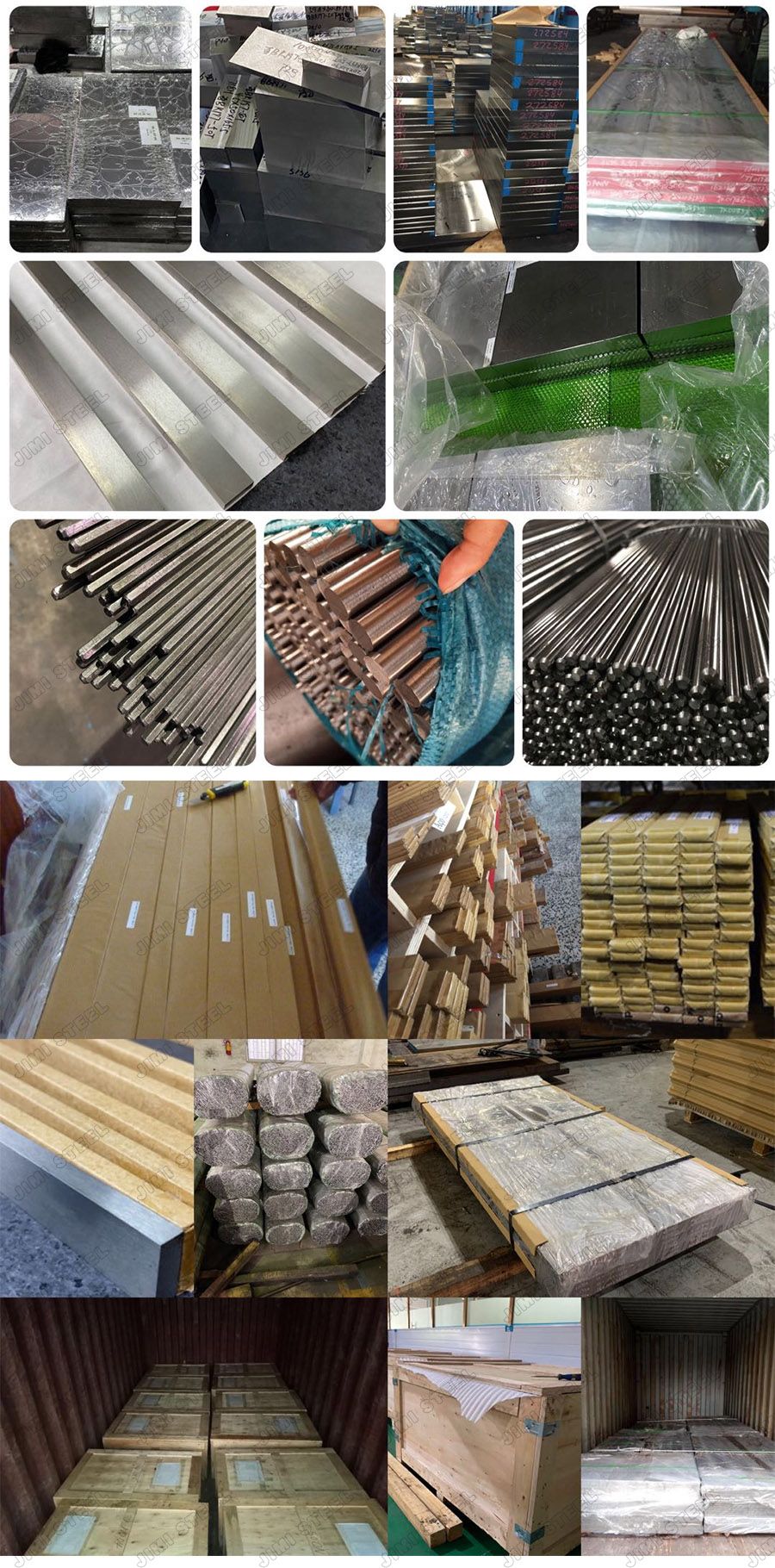 Tool and Die Metal Sheet Steel 30Cr2Ni2Mo Hot Rolled Steel Deformed Flat Steel Bar Steel Sheet