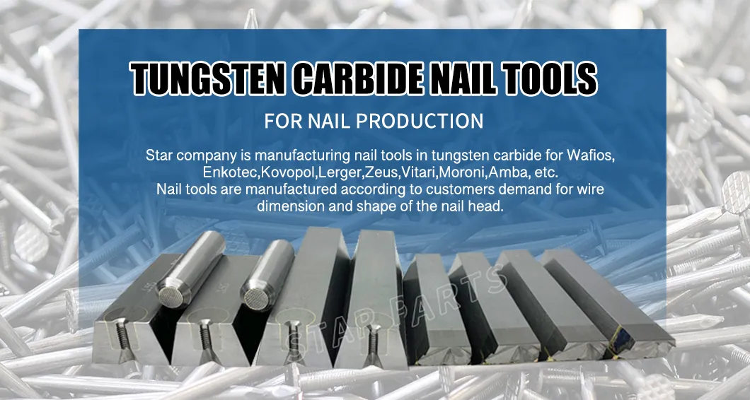 Tungsten Carbide Wire Nail Gripper Making Dies for Wafios Machine