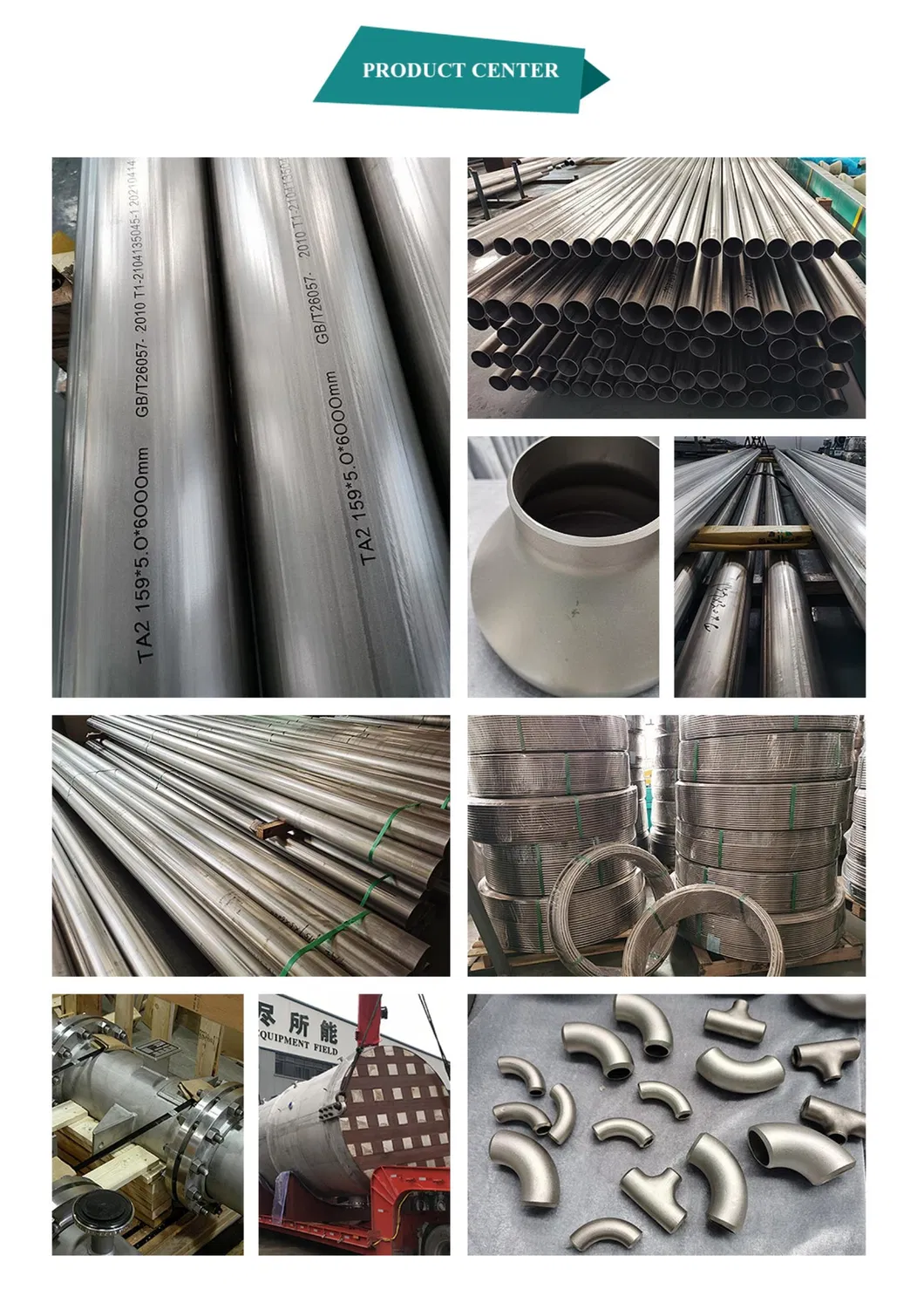 Water Resources Petrochemical Pharmacy Power Plant Aviation Titanium Pipe Product