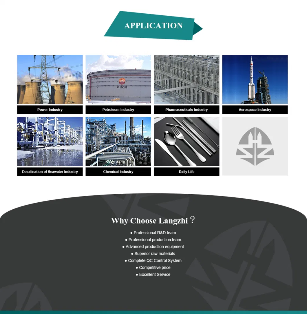 Welded Seamless Nickel Alloy Pipe and Tube Monel 400/Inconel 600/Incoloy 800