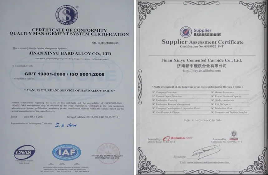 Woodworking Tools Tungsten Carbide Flats