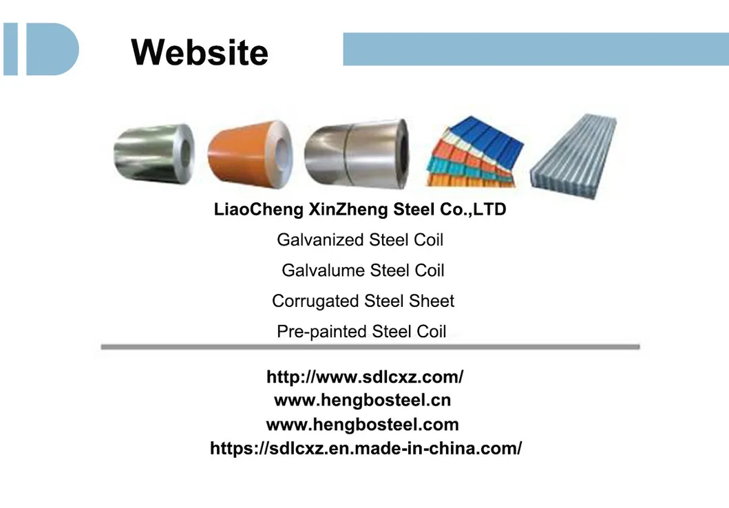 Xinzheng Plate Seaworthy Packing Thickness: 0.12-1.0mm Liaocheng, China Steel Sheet Tile